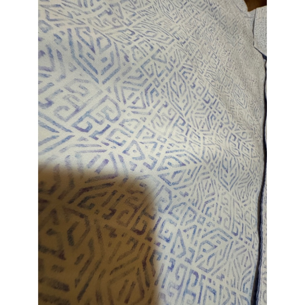 Tommy Bahama The Coconut Point Blue Geometric Print Shirt Mens 2XLB Short Sleeve - Picture 2 of 12